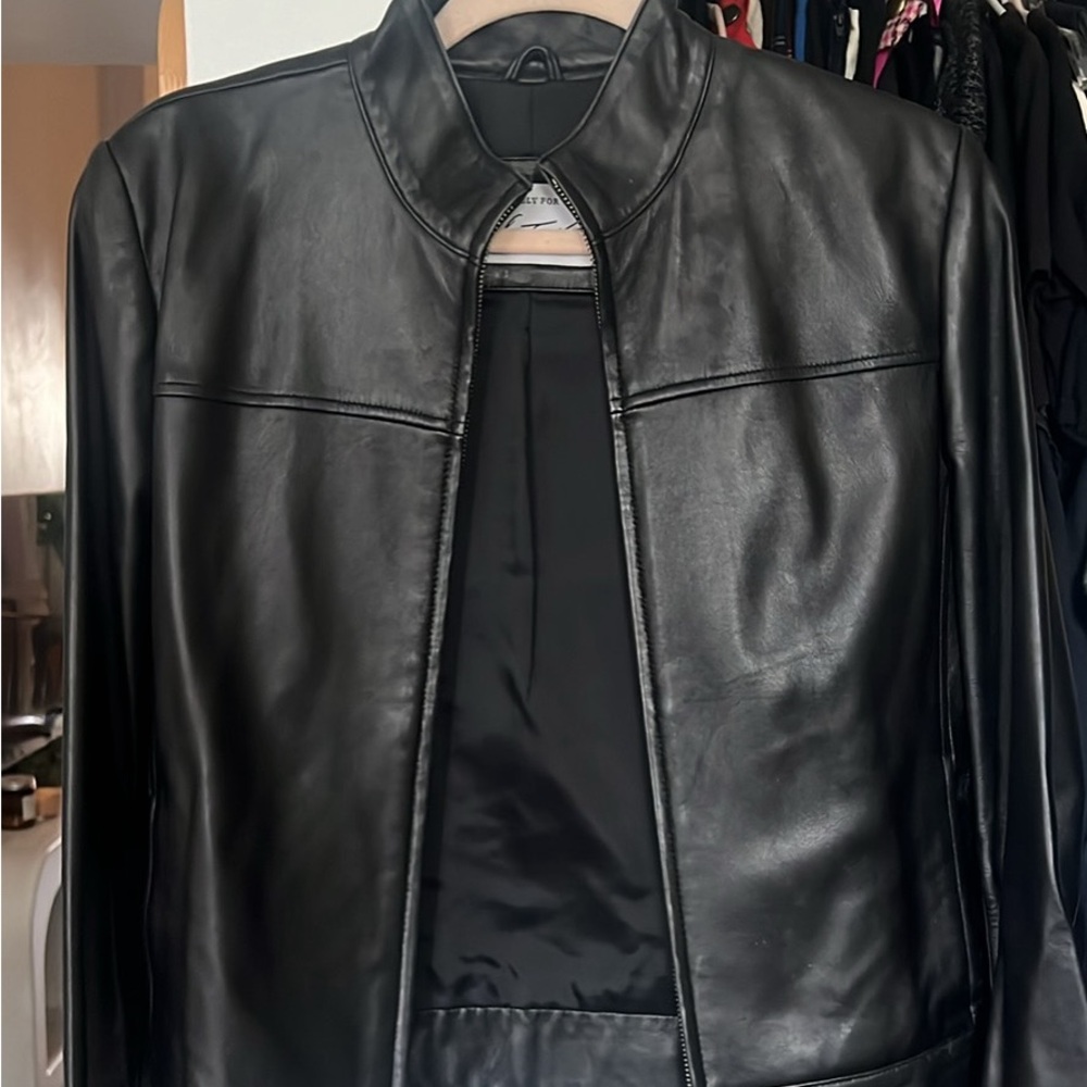 Vintage lord and taylor 100% leather jacket